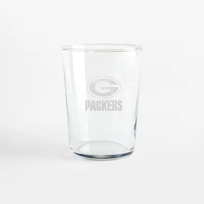 Crate & Barrel Nfl Green Bay Packers Bodega 17-oz. Highball Glass, Set Of 4 In Clear