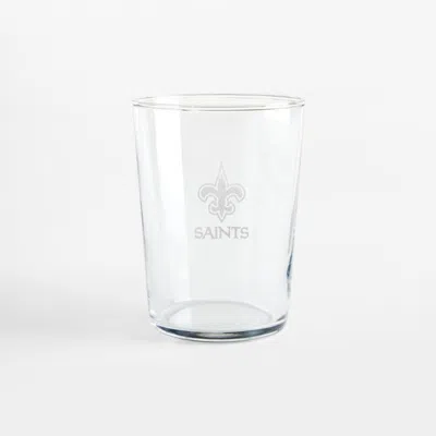 Crate & Barrel Nfl New Orleans Saints Bodega 17-oz. Highball Glass, Set Of 4 In Clear