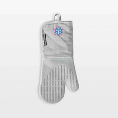 Crate & Barrel Nfl Tennessee Titans Grey Organic Cotton Oven Mitt With Silicone Grip