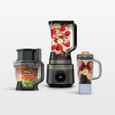 Crate & Barrel Ninja ® Crushboss ™ 3-in-1 Kitchen System Blender In Onyx In Black