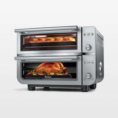 Crate & Barrel Ninja Double Oven Pro And Air Fryer In Gray