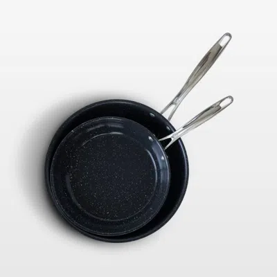 Crate & Barrel Nordic Ware ® Basalt 10" And 12" Saute Skillets In Black