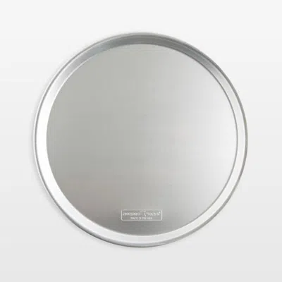 Crate & Barrel Nordic Ware Naturals 14" Traditional Pizza Pan In Silver Metallic