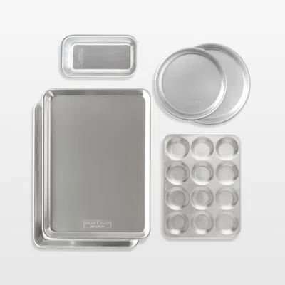 Crate & Barrel Nordic Ware ® Naturals ® 6-piece Bakeware Set In Silver