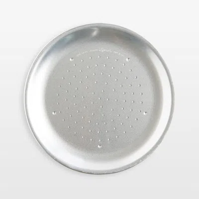 Crate & Barrel Nordic Ware Naturals 9" Air Crisper Pizza Pan In Silver Metallic