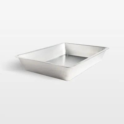 Crate & Barrel Nordic Ware Naturals Detroit-style Pizza Pan In Silver Metallic
