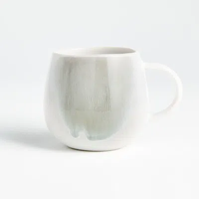 Crate & Barrel Ora 12-oz. Stoneware Mug In White