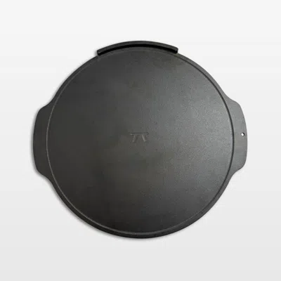 Crate & Barrel Outset Cast Iron Pizza Ski In Black