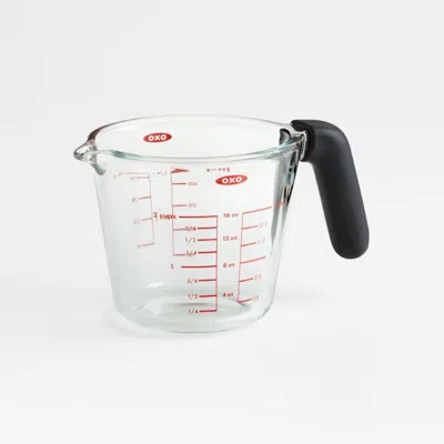 Crate & Barrel Oxo ® 2-cup Glass Measuring Cup In Clear