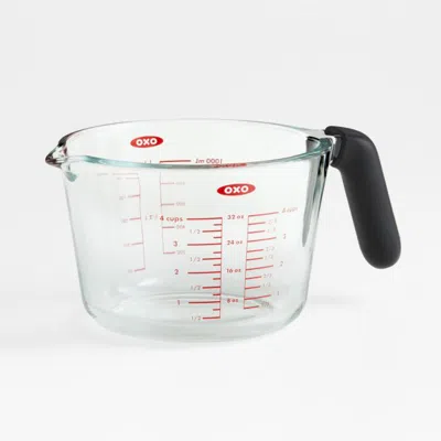 Crate & Barrel Oxo ® 4-cup Glass Measuring Cup In Clear