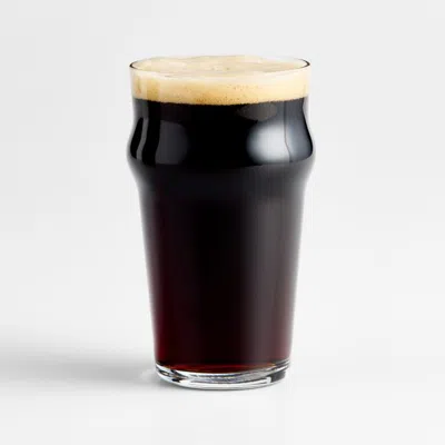 Crate & Barrel Pint 20-oz. Glass Tumbler In Clear