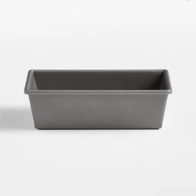 Crate & Barrel Pro Silicone Nonstick Loaf Pan, Made By Usa Pan In Gray