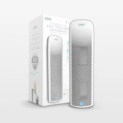 Crate & Barrel Pure Enrichment Purezone Elite 4-in-1 True Hepa Air Purifier In White