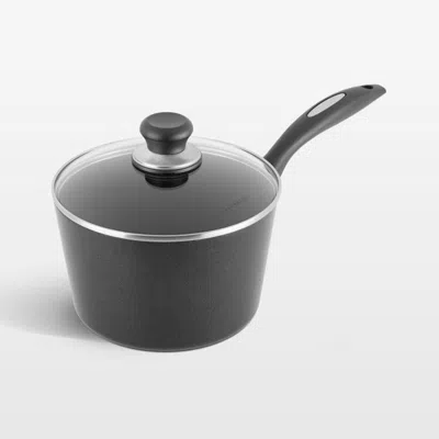 Crate & Barrel Scanpan ® Qraft 3.25-qt. Saucepan With Lid In Black