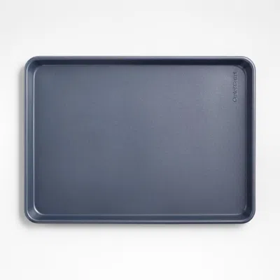 Crate & Barrel Slate Blue Silicone Nonstick Half Sheet Pan