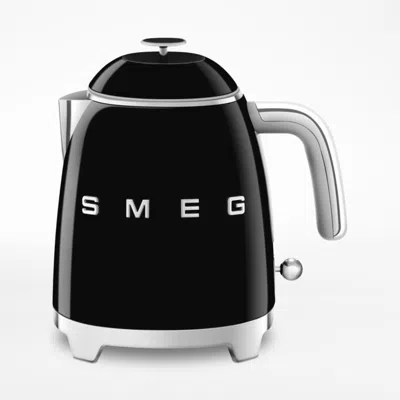Crate & Barrel Smeg Black Retro Mini Electric Kettle