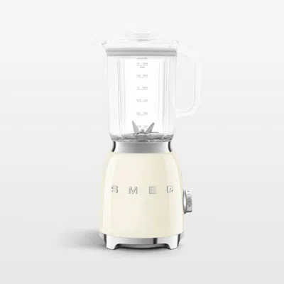 Crate & Barrel Smeg Cream Retro Blender In Multi