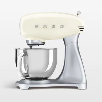 Crate & Barrel Smeg Cream Stand Mixer In White