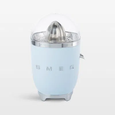 Crate & Barrel Smeg Pastel Blue Retro Citrus Juicer
