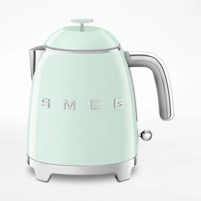Crate & Barrel Smeg Pastel Green Retro Mini Electric Kettle