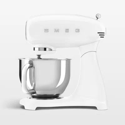 Crate & Barrel Smeg White Stand Mixer 2.0