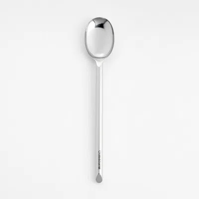 Crate & Barrel Stainless Steel Spoon In Silver