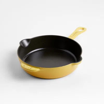 Crate & Barrel Staub ® 8.5" Citron Deep Skillet In Yellow