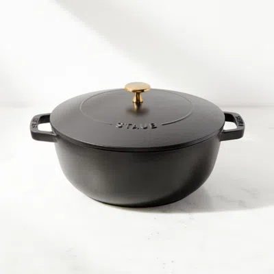 Crate & Barrel Staub Essential ® Matte Black 3.75-qt. French Oven