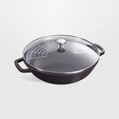 Crate & Barrel Staub ® Matte Black 4.5-qt. Perfect Pan