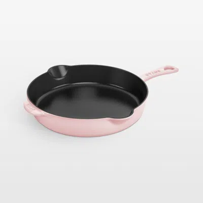Crate & Barrel Staub ® Peony Pink Cast Iron 8.5" Traditional Deep Skillet