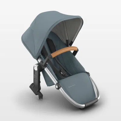 Crate & Barrel Uppababy ® Rumbleseat V3 Callum Stone Blue With Silver Frame Baby Stroller Seat