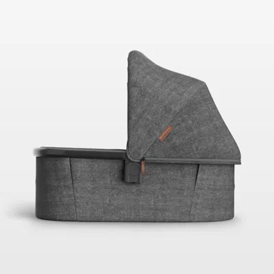 Crate & Barrel Uppababy ® V3 Greyson Charcoal Melange Baby Bassinet With Aluminum Frame In Green