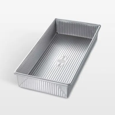 Crate & Barrel Usa Pan Biscotti Pan In Silver