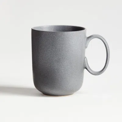 Crate & Barrel Wren 14-oz. Matte Dark Grey Mug