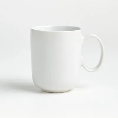 Crate & Barrel Wren 14-oz. Matte White Mug