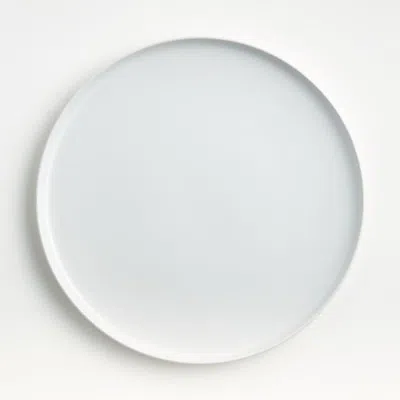 Crate & Barrel Wren Matte White Dinner Plate