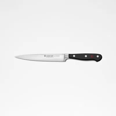 Crate & Barrel Wusthof ® Classic Black 6" Utility Knife