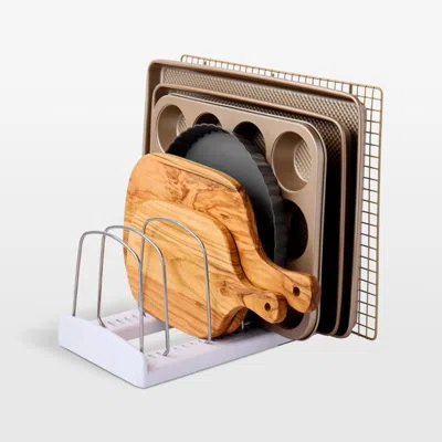 Crate & Barrel Youcopia Storemore Bakeware Rack In Multi