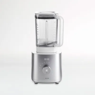 Crate & Barrel Zwilling ® Enfinigy Silver Power Blender In Gray