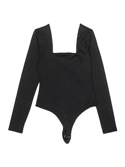 Pre-owned Crave Fame By Almost Famous Bodysuit In Black