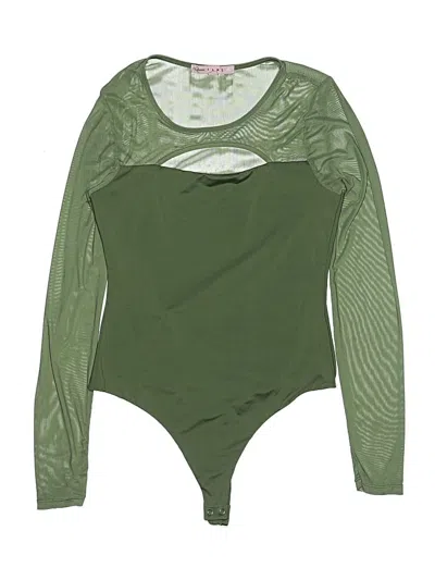 Pre-owned Crave Fame By Almost Famous Bodysuit In Green