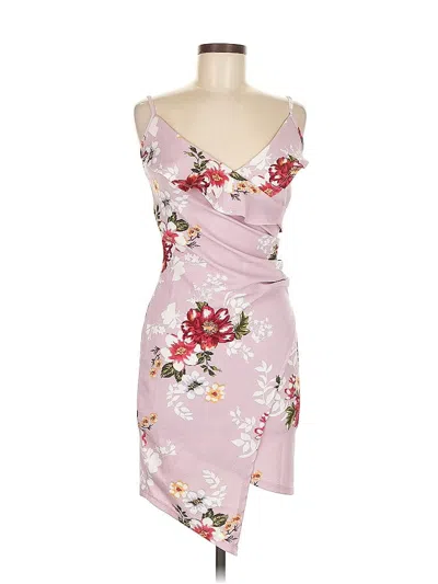 Pre-owned Crave Fame By Almost Famous Cocktail Dress In Pink