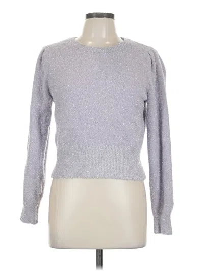 Pre-owned Crave Fame By Almost Famous Pullover Sweater In Silver