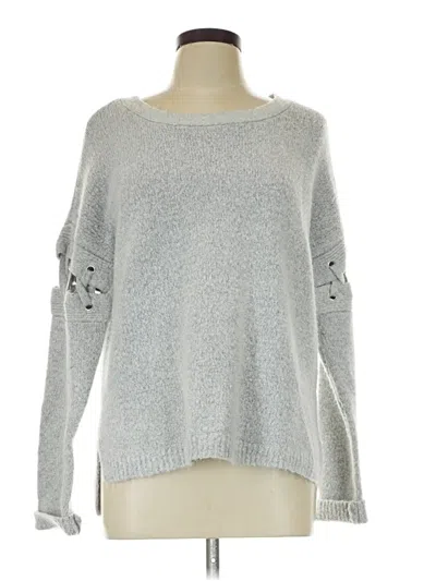 Pre-owned Crave Fame By Almost Famous Pullover Sweater In Silver