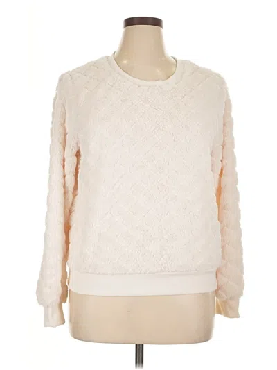 Pre-owned Crave Fame By Almost Famous Pullover Sweater In White