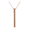 Crave Vesper 2 Vibrator Necklace - Rose Gold In Gold