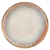 Cravings By Chrissy Teigen 15.9 Inch Round Enameled Mango Wood Platter In Blush In Multi