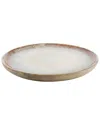 Cravings By Chrissy Teigen 15.9in Round Enameled Mango Wood Platter In Blush