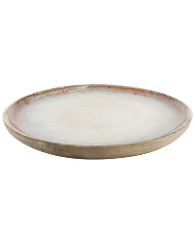 CRAVINGS BY CHRISSY TEIGEN CRAVINGS BY CHRISSY TEIGEN 15.9IN ROUND ENAMELED MANGO WOOD PLATTER
