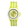 CRAYO CRAYO CARNIVAL QUARTZ LIME AND WHITE DIAL LADIES WATCH CR0706